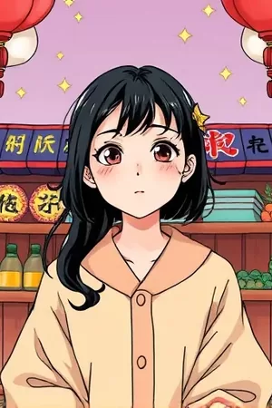 我的邻居是恶神全彩竖版封面插画