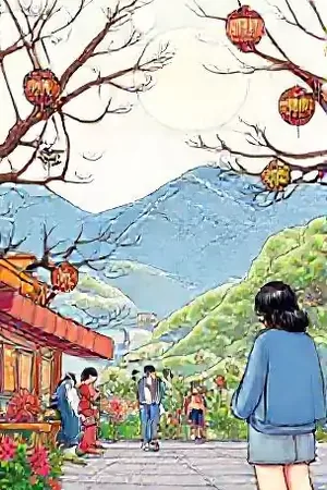 未读消息99+全彩竖版封面插画